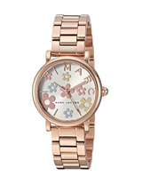 Shop Marc Jacobs Classic White Dial Rose Gold Steel Strap Watch for Women - MJ3582 in USA