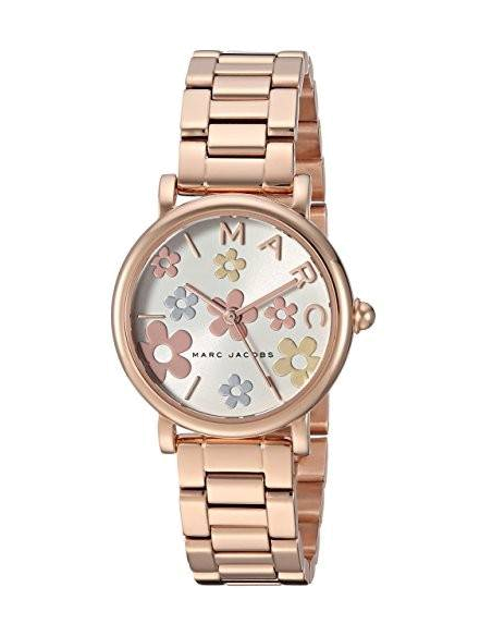 Shop Marc Jacobs Classic White Dial Rose Gold Steel Strap Watch for Women - MJ3582 in USA