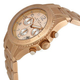 Marc Jacobs Rock Chronograph Rose Gold Dial Rose Gold Steel Strap Watch for Women - MBM3156 Buy Now By Marc Jacobs
