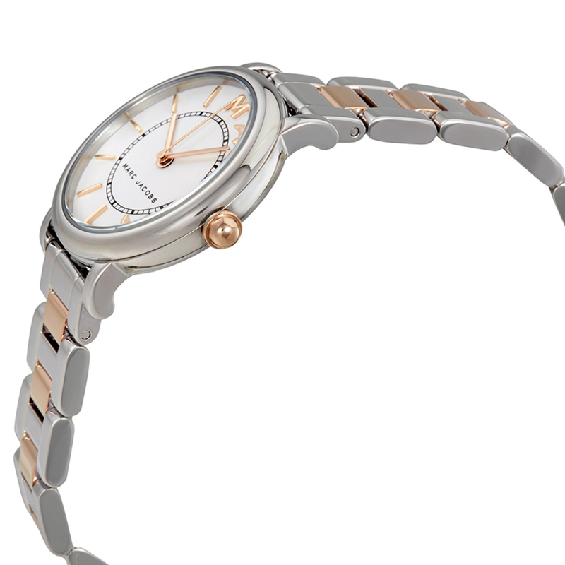 Marc Jacobs Roxy Silver Dial Two Tone Steel Strap Watch for Women - MJ3551 Buy Now By Marc Jacobs