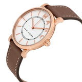 Marc Jacobs Roxy White Dial Cement Brown Leather Strap Watch for Women - MJ1533 Buy Now By Marc Jacobs