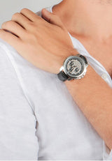 Maserati Successo 44mm Grey Dial Black Leather Strap Watch For Men - R8871621006 Buy Now By Maserati