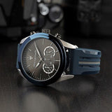 Maserati Traguardo Chronograph Blue Dial Black Silicone Strap Watch For Men - R8871612046 Buy Now By Maserati