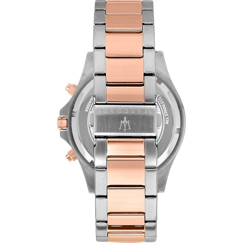 Maserati SFIDA Black Dial Two Tone Steel Strap Watch For Men - R8873640014 Buy Now By Maserati