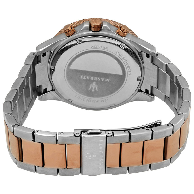 Maserati SFIDA Chronograph Black Dial Two Tone Steel Strap Watch For Men - R8873640002 Buy Now By Maserati