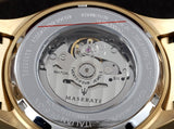 Maserati SFIDA Black Dial Yellow Gold Toned Watch For Men - R8823140003 Buy Now By Maserati