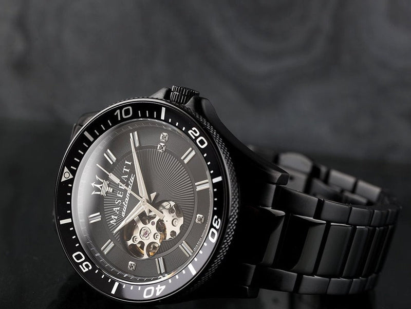 Maserati SFIDA Automatic Black Special Edition 44mm Watch For Men - R8823140005 Buy Now By Maserati