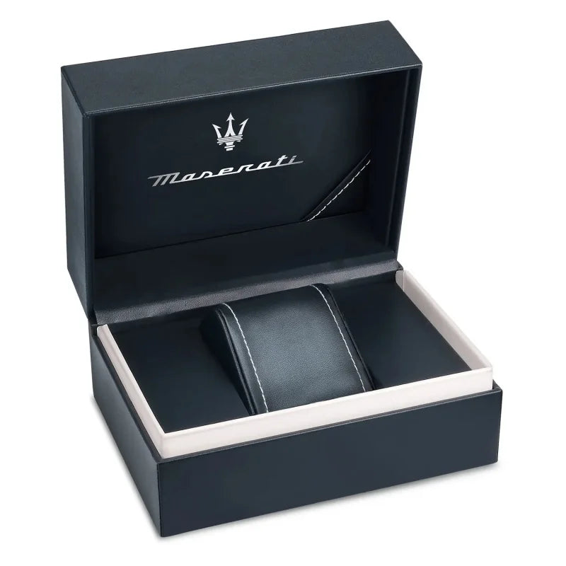 Maserati Stile Chronograph Black Dial Silver Steel Strap Watch For Men - R8873642010 Buy Now By Maserati