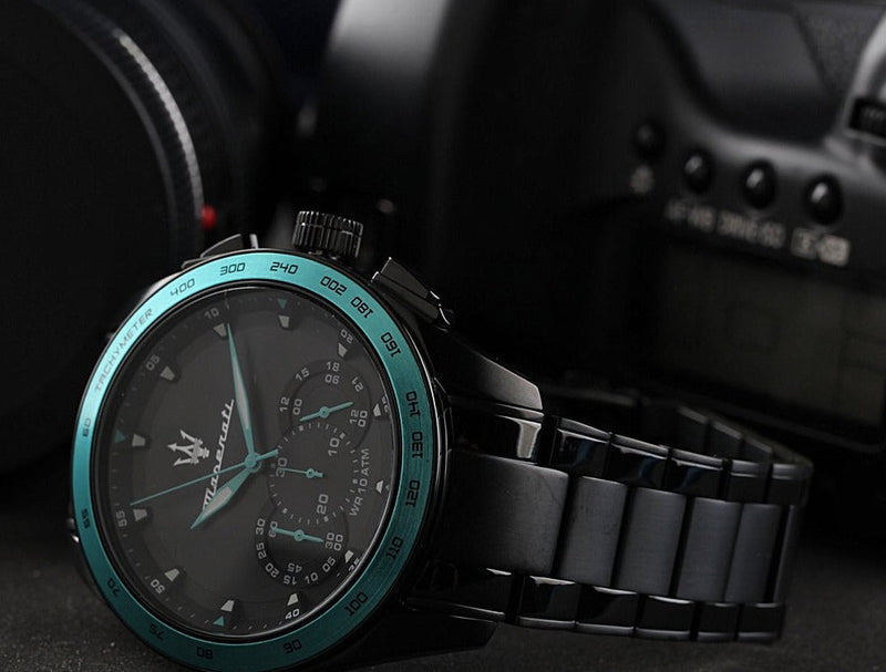 Maserati Traguardo Aqua Edition Black Dial Black Steel Strap Watch For Men - R8873644002 Buy Now By Maserati