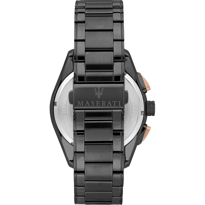 Maserati Traguardo 45mm Gun Metal Stainless Steel Black Watch For Men - R8873612016 Buy Now By Maserati