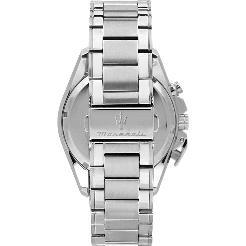 Maserati Traguardo Black Dial Silver Chronograph with Tachymeter Watch For Men - R8873612042 Buy Now By Maserati
