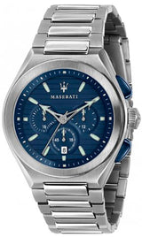 Maserati Triconic Quartz Blue Dial Silver Steel Strap Watch For Men - R8873639001 Buy Now By Maserati