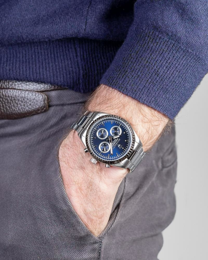 Maserati Competizione Chronograph Quartz Blue Dial Watch For Men - R8853100022 Buy Now By Maserati