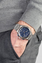 Maserati Triconic Quartz Blue Dial Silver Steel Strap Watch For Men - R8873639001 Buy Now By Maserati