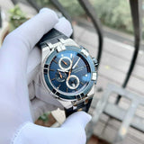 Maurice Lacroix Aikon Chronograph Blue Dial Blue Leather Strap Watch For Men - AI1018-SS001-432-4 Buy Now By Maurice Lacroix