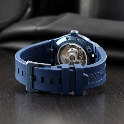 Maurice Lacroix Aikon Automatic Date Blue Dial Blue Silicone Strap Watch For Men - AI6008-SS000-430-4 Buy Now By Maurice Lacroix