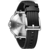 Maurice Lacroix Aikon Automatic Chronograph Black Dial Black Leather Strap Watch for Men - AI1808-SS000-330-2 Buy Now By Maurice Lacroix