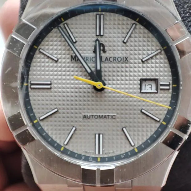 Maurice Lacroix Aikon Automatic Grey Dial Silver Steel Strap Watch For Men - AI6008-SS00F-231-A Buy Now By Maurice Lacroix