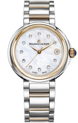 Shop Maurice Lacroix Fiaba Mother of Pearl Dial Two Tone Steel Strap Watch for Women - FA1007-PVP13-170-1 in USA