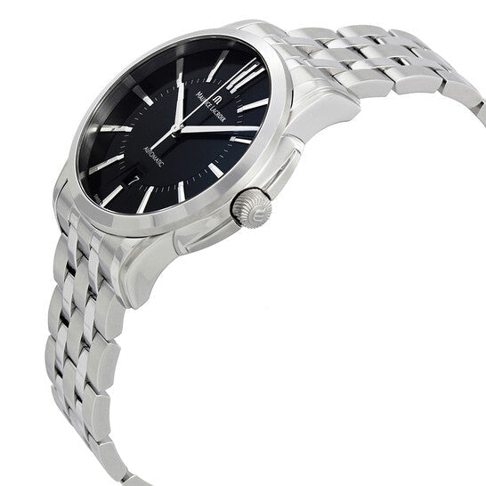 Maurice Lacroix Pontos Date Automatic Black Dial Silver Steel Strap Watch For Men - PT6148-SS002-330 Buy Now By Maurice Lacroix