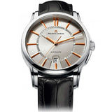 Maurice Lacroix Pontos Silver Dial Black Leather Strap Watch For Men - PT6148-SS001-131 Buy Now By Maurice Lacroix