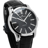 Maurice Lacroix Pontos Date Automatic Black Dial Black Leather Strap Watch For Men - PT6148-SS001-330 Buy Now By Maurice Lacroix