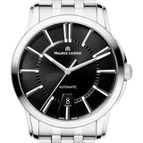 Maurice Lacroix Pontos Date Automatic Black Dial Silver Steel Strap Watch For Men - PT6148-SS002-330 Buy Now By Maurice Lacroix