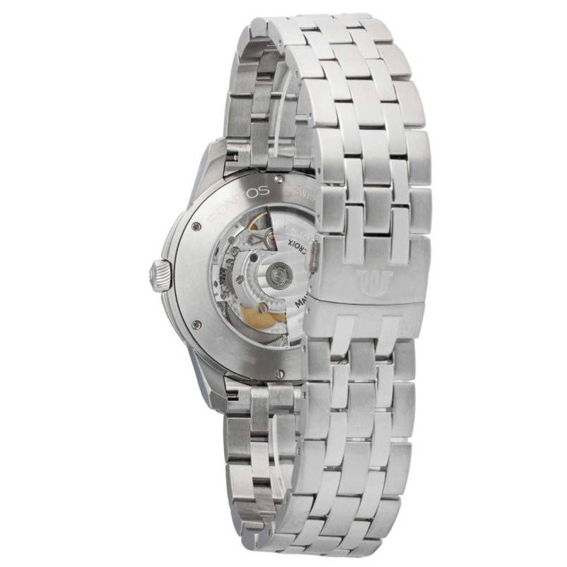 Maurice Lacroix Pontos Date Automatic Black Dial Silver Steel Strap Watch For Men - PT6148-SS002-330 Buy Now By Maurice Lacroix
