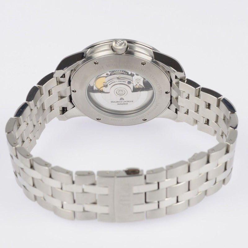 Maurice Lacroix Pontos Date Automatic Silver Dial Silver Steel Strap Watch For Men - PT6148-SS002-130 Buy Now By Maurice Lacroix