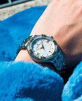 Maurice Lacroix Aikon Diamonds Mother of Pearl Dial Two Tone Steel Strap Watch for Women - A11006-DY503-171-1 Buy Now By Maurice Lacroix