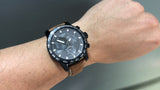Tissot Supersport Chrono Black Dial Brown Leather Strap Watch for Men - T125.617.36.051.01 Buy Now By Tissot