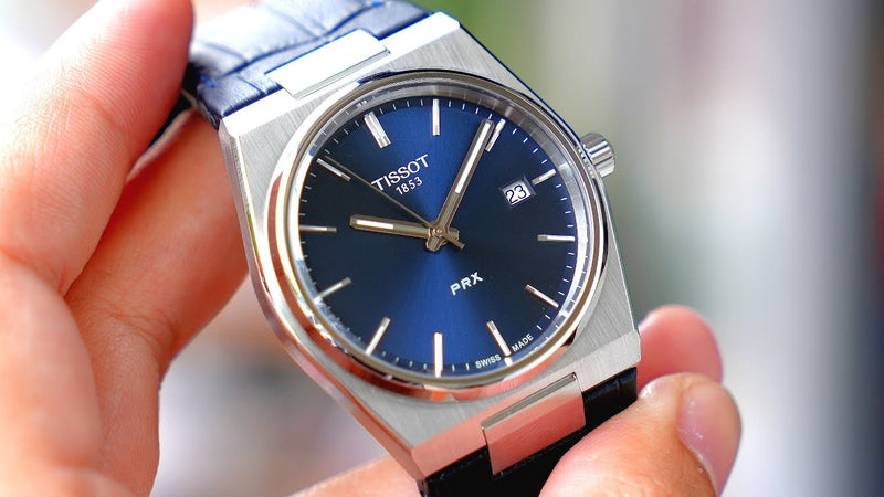 Tissot PRX Blue Dial Blue Leather Strap Watch for Men - T137.410.16.041.00 Buy Now By Tissot