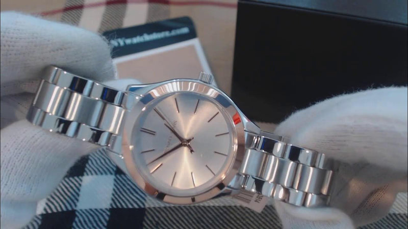 Michael Kors Mini Slim Runway Silver Dial Silver Steel Strap Watch for Women - MK3514 Buy Now By Michael Kors