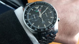 Emporio Armani Team Italia Chronograph Black Dial Silver Steel Strap Watch For Men - AR5983 Buy Now By Emporio Armani