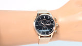 Hugo Boss Integrity Chronograph Black Dial Rose Gold Mesh Bracelet Watch for Men - 1513808