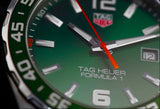Shop Tag Heuer Formula 1 Limited Edition Green Dial Silver Steel Strap Watch for Men - WAZ1017.BA0842 in USA