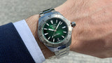 Tag Heuer Aquaracer Professional 200 Automatic Green Dial Silver Steel Strap Watch for Men - WBP2115.BA0627 Buy Now By Tag Heuer
