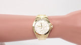 Hugo Boss Premiere White Dial Gold Steel Strap Watch for Women - 1502445 Buy Now By Hugo Boss
