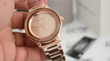 Michael Kors Kinley Rose Gold Dial Rose Gold Steel Strap Watch for Women - MK6210 Buy Now By Michael Kors