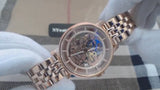 Fossil Boyfriend Automatic Skeleton Rose Gold Dial Rose Gold Steel Strap Watch for Women - ME3065 Buy Now By Fossil