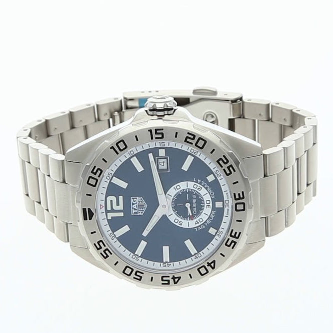Shop Tag Heuer Formula 1 Calibre 6 Automatic Blue Dial Silver Steel Strap Watch for Men - WAZ2014.BA0842 in USA