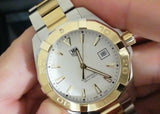 Tag Heuer Aquaracer Quartz White Dial Two Tone Steel Strap Watch for Men - WAY1120.BB0930 Buy Now By Tag Heuer