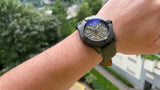 Shop Breitling Avenger Automatic GMT 45 Night Mission Green Dial Green Nylon Strap Watch for Men - V323952A1L1X1 in USA