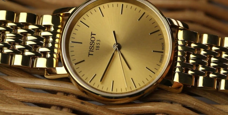 Tissot T Classic Everytime Desire Small Gold Dial Gold Mesh Bracelet Watch For Women - T109.210.33.021.00 Buy Now By Tissot