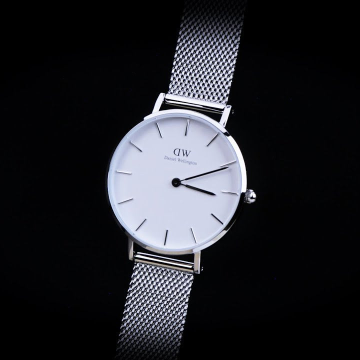 Daniel Wellington Petite Sterling White Dial Silver Mesh Bracelet Watch For Women - DW00100164 Buy Now By Daniel Wellington