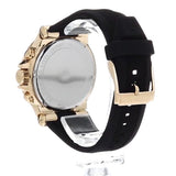 Michael Kors Dylan Chronograph Black Dial Black Rubber Strap Watch For Women - MK8556 Buy Now By Michael Kors