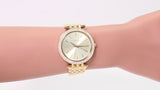 Michael Kors Darci Silver Dial Gold Stainless Steel Strap Watch for Women - MK3191 Buy Now By Michael Kors