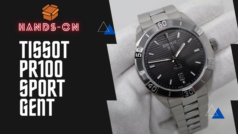 Tissot PR 100 Sport Quartz Black Dial Silver Steel Strap Watch For Men - T101.610.11.051.00 Buy Now By Tissot