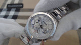 Fossil Boyfriend Multifunction Silver Dial Silver Steel Strap Watch for Women - ES3883 Buy Now By Fossil