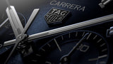 Tag Heuer Carrera Chronograph Blue Dial Silver Steel Strap Watch for Men - CBN2A1A.BA0643 Buy Now By Tag Heuer